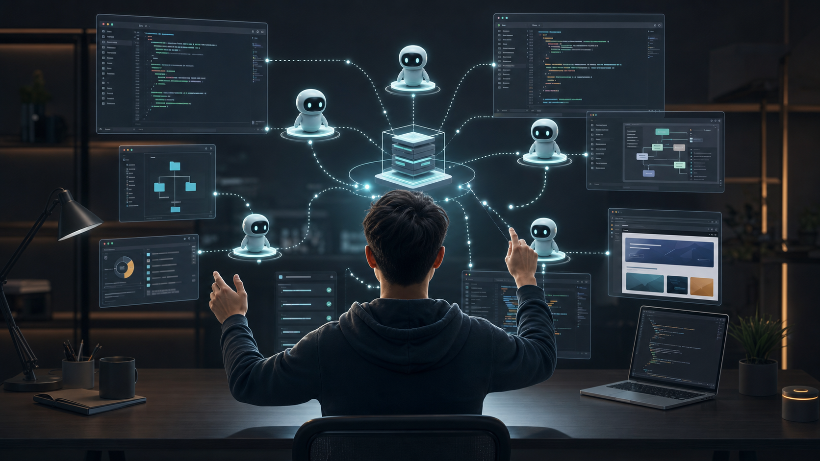 Codex 多 Agent 协作示意图